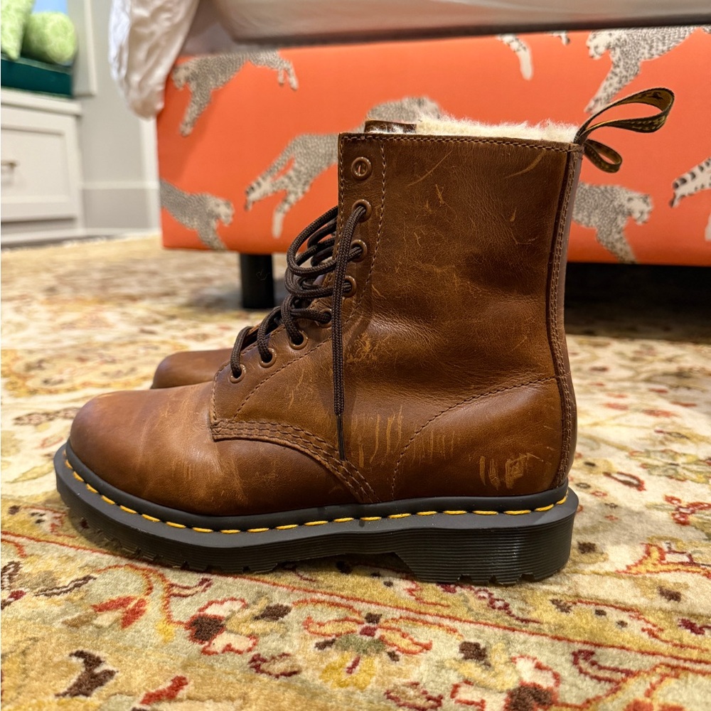 Dr. Martens Brown Leather Boots